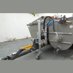 Coating machinery Priomix 12 S Kubota - Jockey wheel