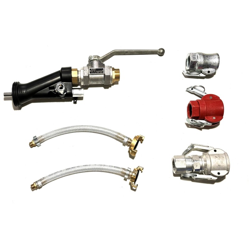 Bohmer valve fixed-injector spray gun